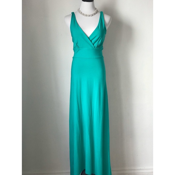 Ann Taylor Green Maxi Dress - Picture 4 of 7